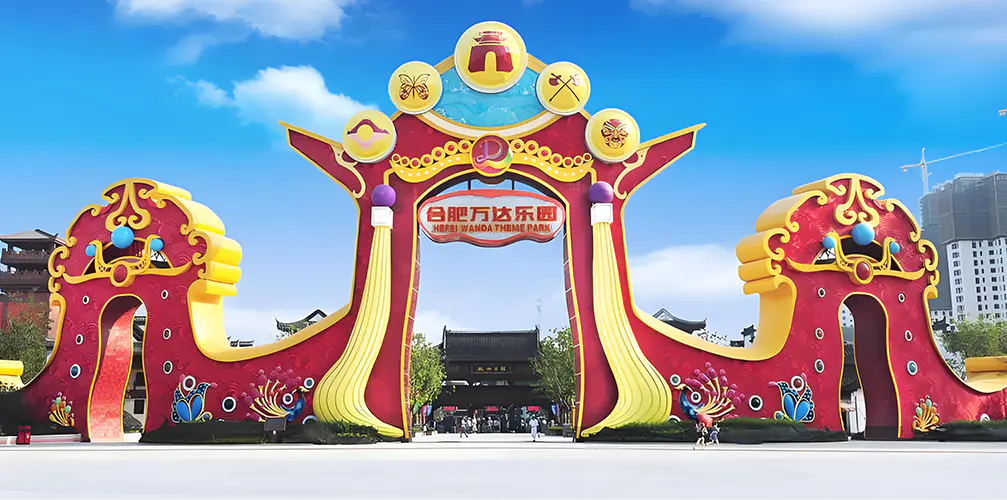 Pertunjukan Tasik Besar Hefei Wanda Paradise